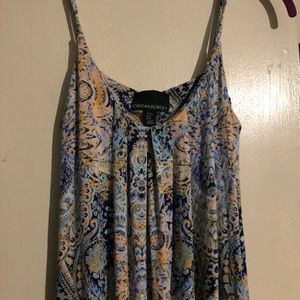 Maxi dress slight high low